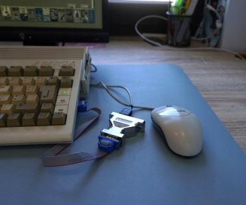 TOM+ компьютерный адаптер мышь джойстик коврик Amiga 500 - 4000 Atari ST C64