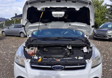 Ford Kuga II SUV 1.6 EcoBoost 150KM 2014 Ford Kuga 1.6B 150KM tytanium stan bdb polskora 1.6 Benzyna 150KM, zdjęcie 14