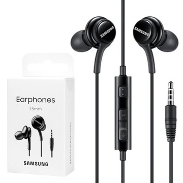 SAMSUNG EO-IA500BBEGWW - Słuchawki dokanałowe 3,5mm z pilotem i mikrofonem