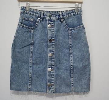 H&M spódnica dżinsowa denim jeans 34 36 S T189