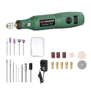 Rotary Tool, 3.7V Mini Rotary Multi Tool Kit with Variable Speed, Green