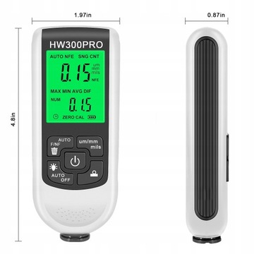 Измеритель толщины краски и тестер HW-300PRO