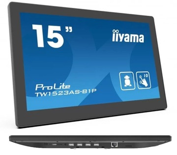 iiyama 15-дюймовый сенсорный монитор Android PoE, микрофон