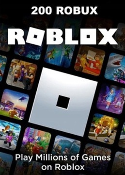 Подарочная карта игры Roblox 200 Robux — КЛЮЧ