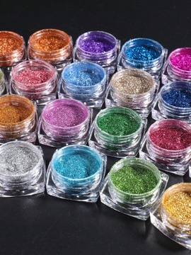 Пыльца для ногтей MIRROR EFFECT MIRROR Pearl набор СТЕКЛО 23 цвета