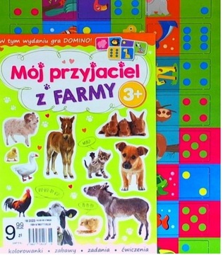 książeczka mój przyjaciel z farmy + gra domino