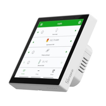 SUPLA wall panel, Panel dotykowy, Smart Home, Home Assistant - biały