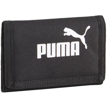 Puma portfel poliester czarny Puma Phase Wallet - uniseks