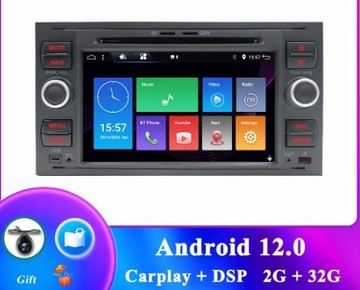 Radio Android 12 DVD GPS FORD Mondeo Focus Kuga PL