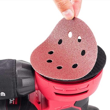 5x наждачная бумага на липучке P80 WP-I1980-RS для Worcraft CRS-S20LI 125 мм