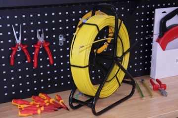 Кабель протяжной Stalka волокно 4,5мм 100м ПОЛ