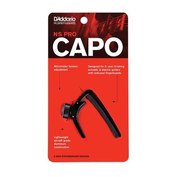 D'Addario Capo, каподастр, акустический, электрический