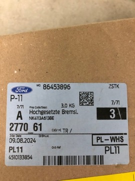 E-TRANSIT TRANSIT MK8 2020- SVĚTLO STOP KAMERA COUVÁNÍ NK41-13A613-BB