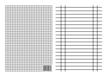 LINIUSZEK A5 DWUSTRONNY KRATKA LINIA INTERDRUK