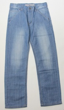 Spodnie dla dziewczynki miękki JEANS 146/152