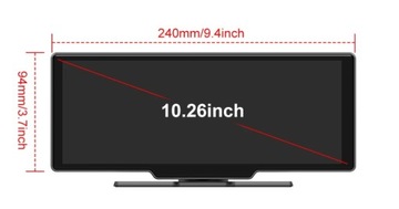 STACJA RADIO MULTIMEDIALNA MONITOR ANDROID AUTO APPLE CARPLAY DVR 2 KAMERY