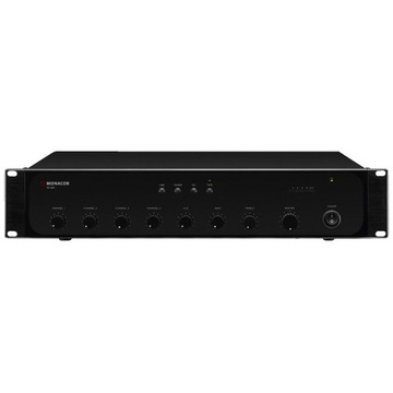 WZMACNIACZ MIKSUJĄCY MONO 240W MONACOR PA-924 + UCHWYTY MONTAŻOWE DO RACK