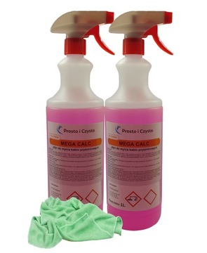 Płyn do mycia kabin prysznicowych 2x1l + gratis
