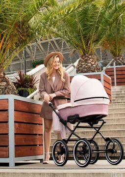 wózek retro 1w1 KUNERT Romantic 08 antracyt