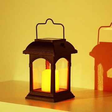Zewnętrzna latarnia świecowa Migocząca świeca LED