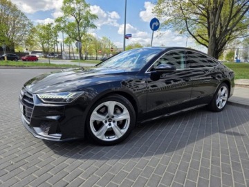 Audi A7 C8 2022 AUDI A7 45TFSI 2.0l benzyna 265KM Salon PL Bezwypadkowy 56,455km VAT23%, zdjęcie 2