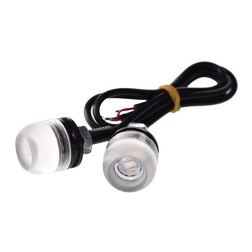 SRUBA TABLICY REJ POMARANCZ SWIECACA 2szt SKuter