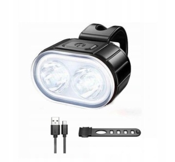 Велосипедный фонарь ПЕРЕДНИЙ ЗАДНИЙ светодиодный фонарь для руля велосипеда МОЩНЫЙ USB яркий