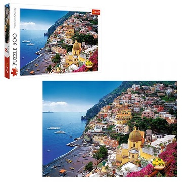 Puzzle 500 - Positano, Wybrzeże Amalfickie, Włochy