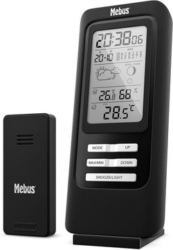 БЕСПРОВОДНАЯ ПОГОДНАЯ СТАНЦИЯ Mebus DCG ГИГРОМЕТР