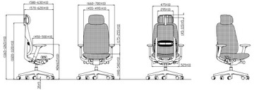 Цинковое офисное вращающееся кресло, черное, для домашнего офиса