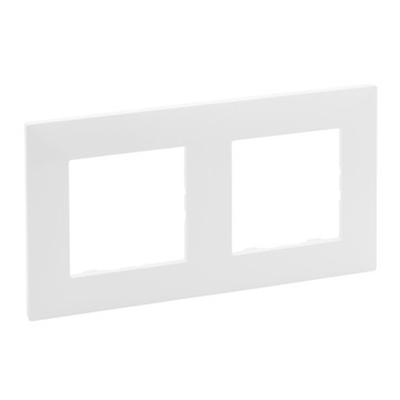 RAMKA PODWÓJNA LEGRAND NILOE STEP BIAŁA