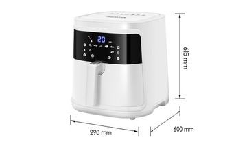 Frytkownica air fryer Aigostar White Cube 1900 W