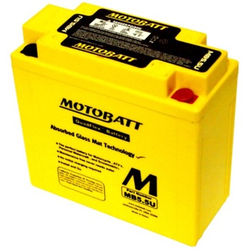 Akumulator MotoBatt MB5.5U AGM żelowy GEL