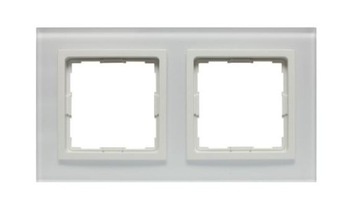 VENA2 XGlass Ramka podwójna, 5204182, BIAŁY