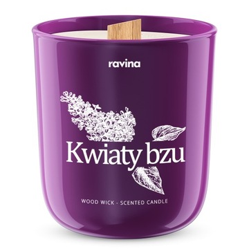 KWIAT BZU ŚWIECA ZAPACHOWA ŚWIECZKA SOJOWA KWIATY DLA MAMY DZIEŃ MATKI