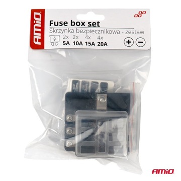 БЛОК ПРЕДОХРАНИТЕЛЕЙ, 6 РОЗЕТОК + ПРЕДОХРАНИТЕЛИ