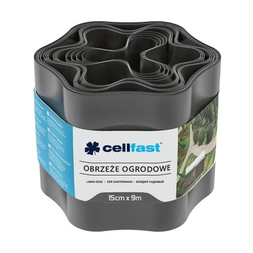 Obrzeże ogrodowe grafit 15cm * 9m 30-052 Cellfast