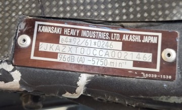 Рама + документы ФРАНШИЗА Kawasaki ZX10R ZX-10R Ninja 2004-2005r