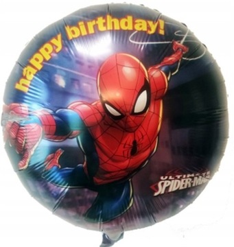 Balon foliowy okrągły Spiderman 45 cm