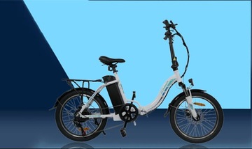 Складной электрический городской велосипед KAISDA 350 Вт 13 Ач 20 дюймов 80 км Женский PL