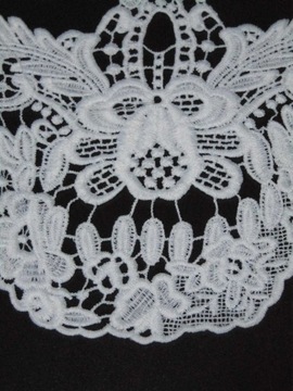 нашивка, аппликация, ЧЕРЕП, цветы, кружевная вышивка