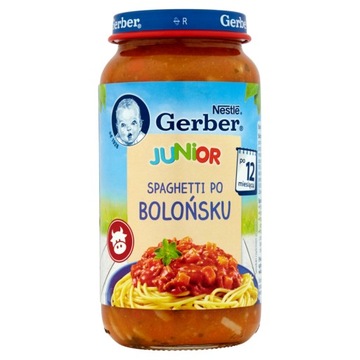 Obiad Gerber Spaghetti po bolońsku 250g