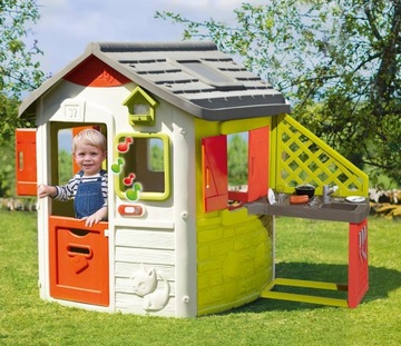 ПЛАСТИКОВЫЙ САДОВЫЙ ДЕТСКИЙ ДОМИК ДЛЯ ДЕТЕЙ 2-3 ЛЕТ