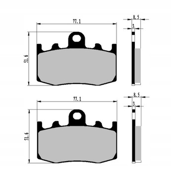 ПЕРЕДНИЕ ТОРМОЗНЫЕ КОЛОДКИ BMW R1200 RT 05-13