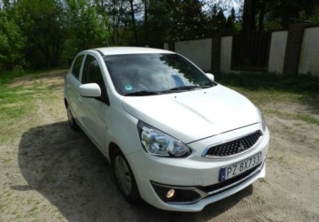 Mitsubishi Space Star Hatchback 5d 1.0 71KM 2016 Mitsubishi Space Star maly tani niezawodny SERWISOWANY Benzyna 71KM, zdjęcie 2