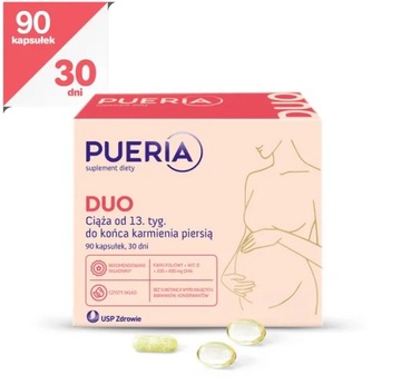 Pueria Duo ciąża karmienie piersią witaminy x 90