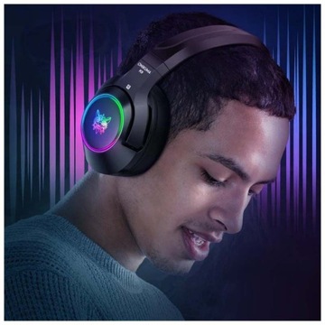 ONIKUMA K9 ИГРОВЫЕ НАУШНИКИ ДЛЯ ИГРОВ RGB СВЕТОДИОДНЫЕ С КОШАЧЬИМИ УШАМИ КОШАЧЬИ УШИ