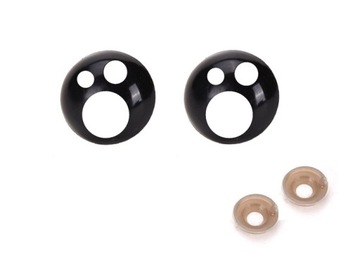 BEZPIECZNE OCZKA ZACISKOWE 10 mm SAFETY EYES A13