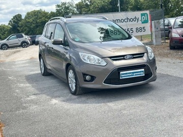 Ford C-MAX II Minivan 1.6 EcoBoost 150KM 2012 Ford Grand C-MAX Raty 1.6 benz Klimatronic, park asist Grzana szyba serw, zdjęcie 17