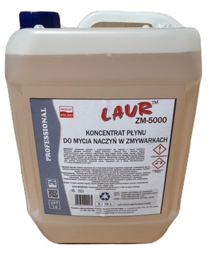 PŁYN DO MYCIA NACZYŃ W ZMYWARKACH Laur 5L (HoReCa) ZM-5000
